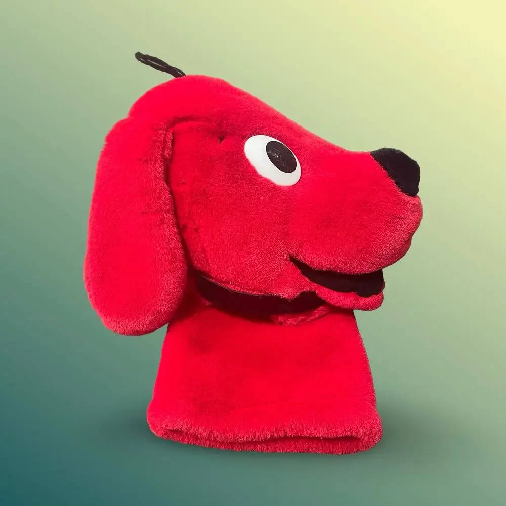 Dakin Clifford The Big Red Dog Vintage 1990 Hand Puppet Plush Scholastic 1963